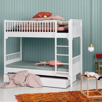 Bunk Beds in green bedrom