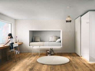 Bespoke wall mounted bed