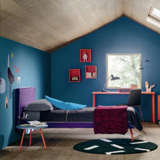 Blue kids bedroom