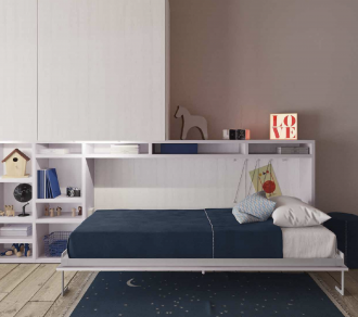 Built in bed in teen room