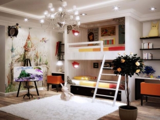 Custom built bunk beds