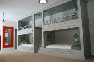 Custom built bunk beds