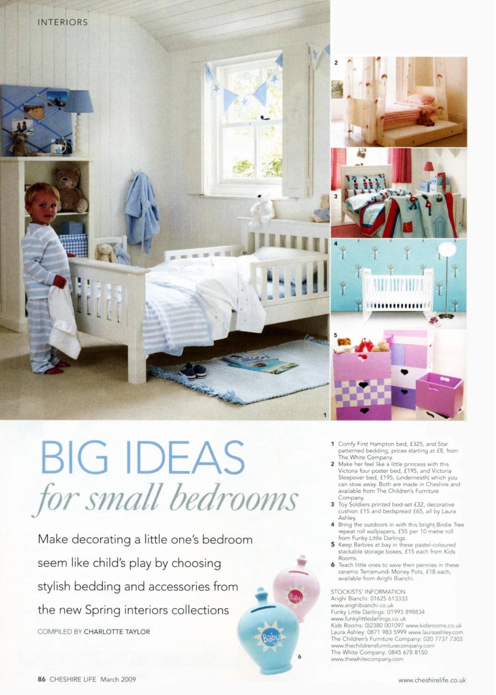 Big ideas for small rooms - feature on decorating compact children's bedrooms